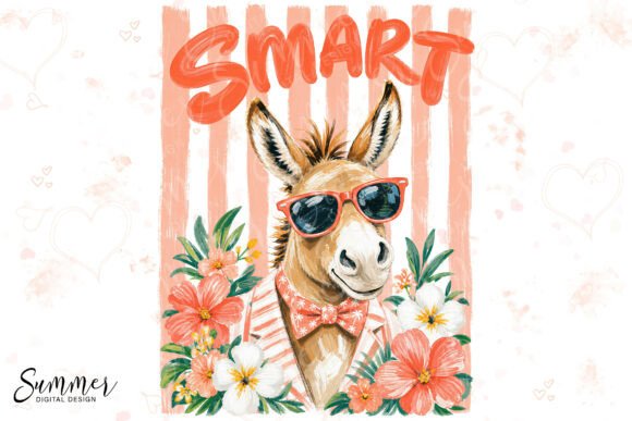 Download Smart Donkey Funny Summer Sublimation - Funny Collection