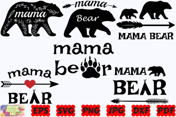 Download Mama Bear SVG | Bear SVG | Family Bear - Premium Resources
