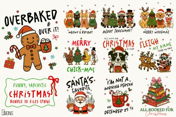 Download Funny Sarcastic Christmas Bundle Png - Funny Collection