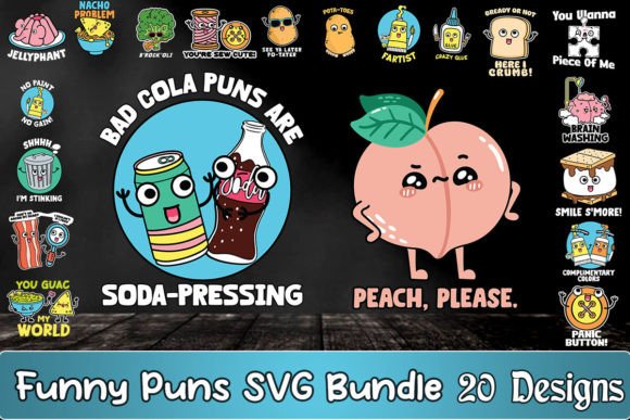 Download Funny Puns SVG Bundle - Funny Collection