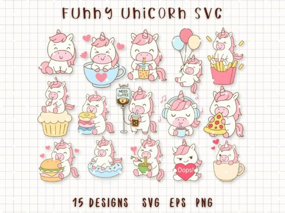 Download Funny Unicorn SVG Cute Pony Clipart - Funny Collection