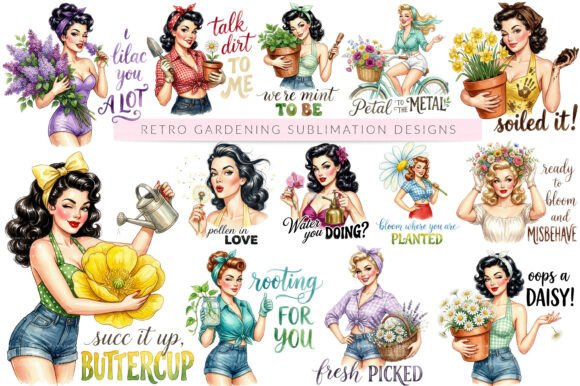 Download Funny Retro Gardening Sublimation PNG - Funny Collection