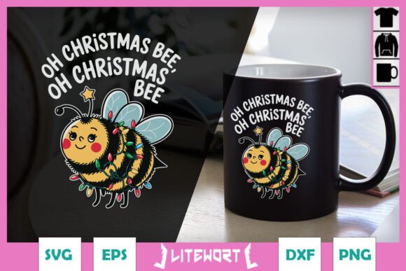 Download Oh Christmas Bee Funny Puns SVG - Funny Collection