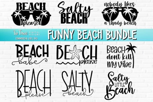 Download Funny Beach SVG Bundle - Funny Collection