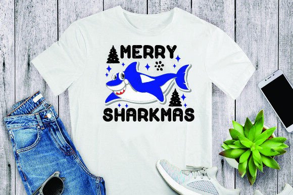 Download Merry Sharkmas Funny T-Shirt Designs - Funny Collection
